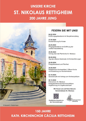 Quelle: Kirchengemeinde St. Nikolaus Rettigheim, Kirchengemeinde St. Nikolaus Rettigheim